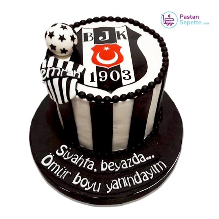 Beşiktaş Amblemli Çizgili 